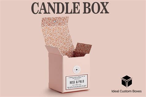 small metal candle box|design your own candle box.